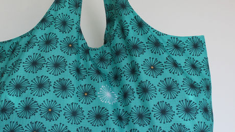 Turquoise Tolbos Shopper Bag