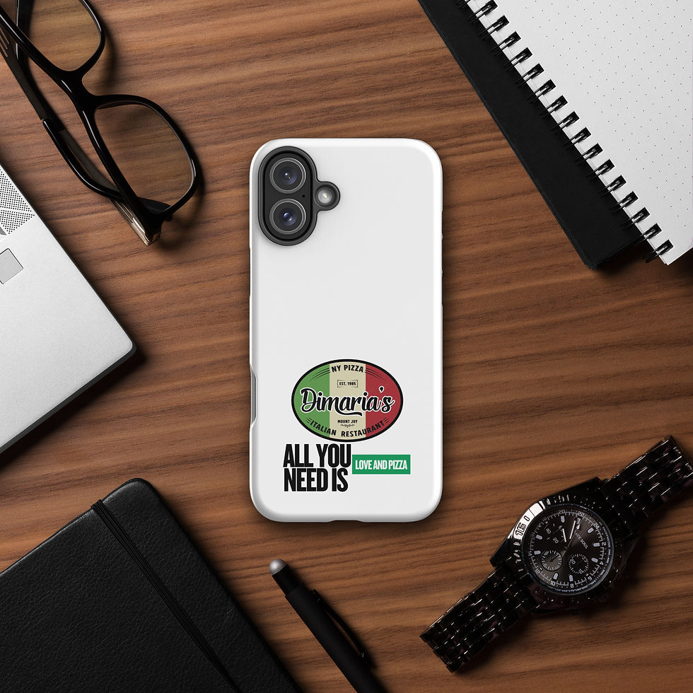 Thumbnail: White phone case with the text 