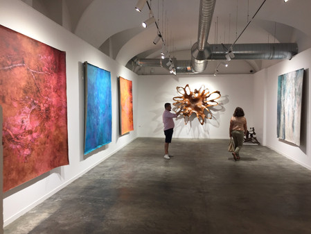 Showing in the new Villa del Arte Gallery in Barcelona, Spain, fall 2018