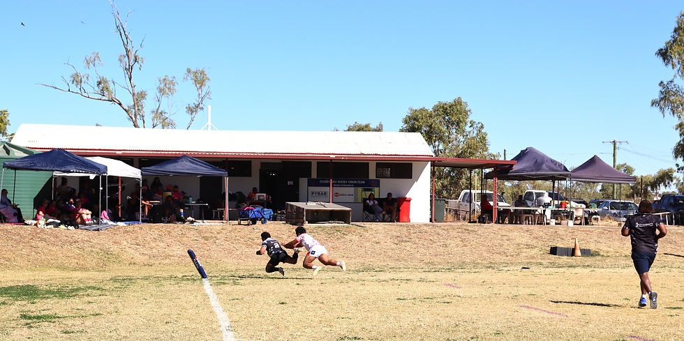 Joji Taukei does a classic dive onto the try line