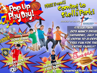 Pop-Up Play Day This Saturday