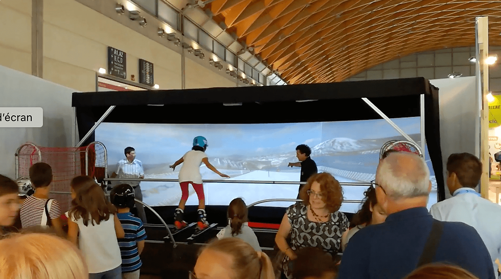 Miniature : Simulateur Ski Panoramique