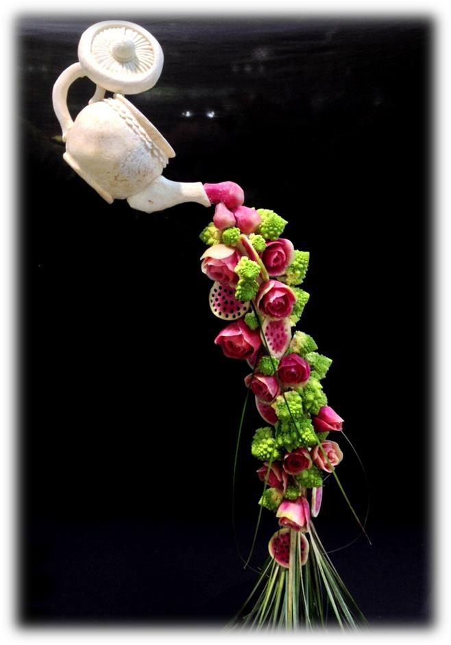 Thumbnail: Sculpteur sur Fruits et Légumes