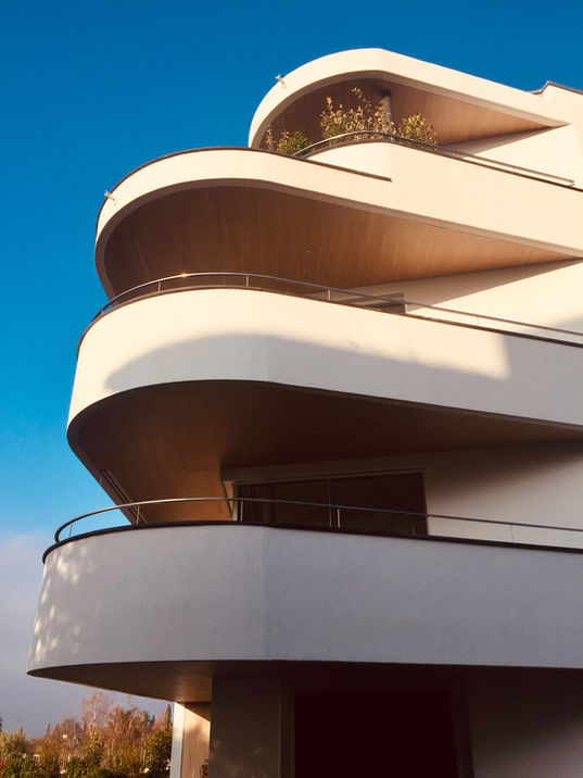 AC Architecture, Architecture, immeuble, logement, appartement, construction, pierre de lune, balcon