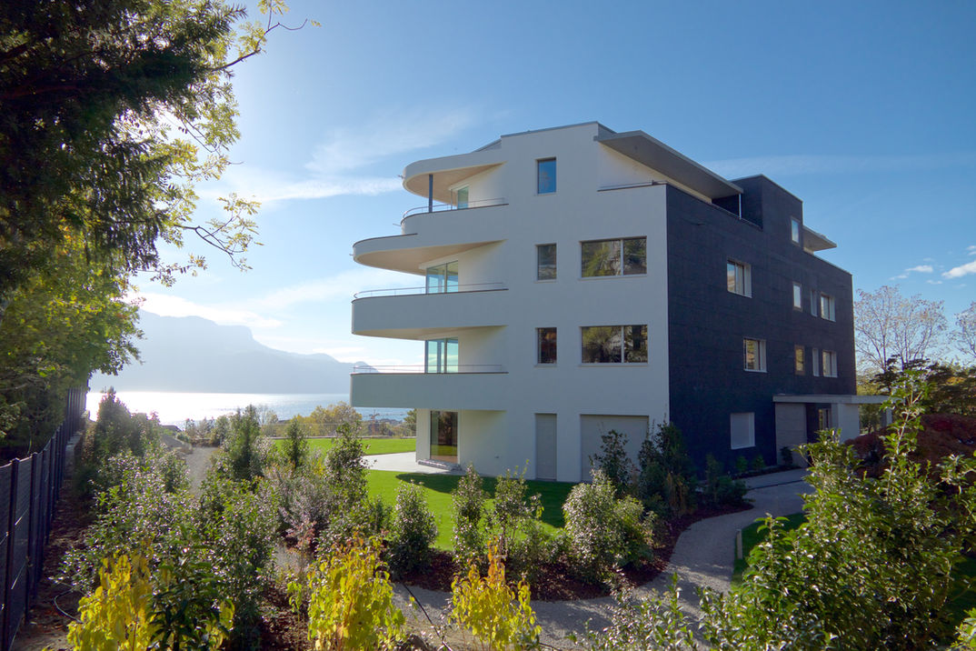 AC Architecture, Architecture, immeuble, logement, appartement, construction, pierre de lune, extérieur, façade