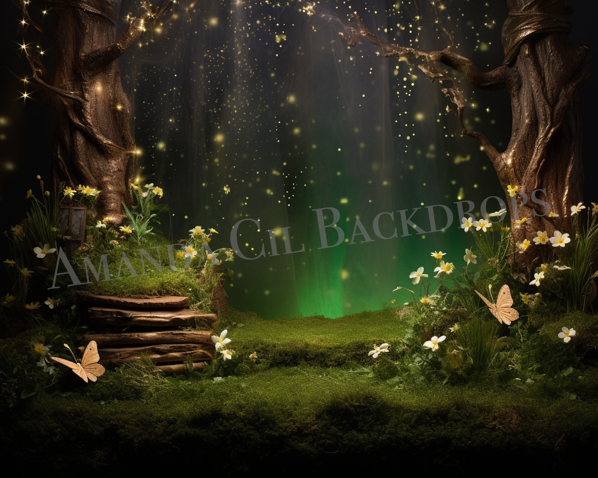 Tinker Bell Inspired Backdrop