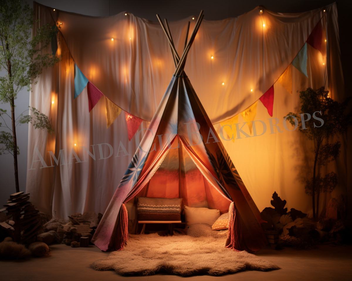 Pocahontas Inspired Backdrop