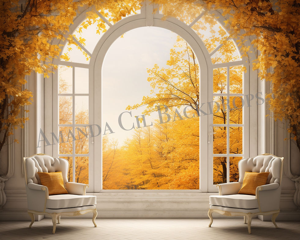 Autum View Children Fall Backdrop
