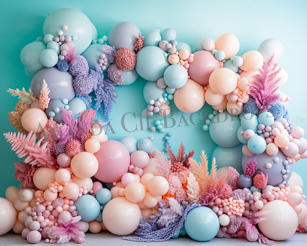 Blushing Birthday Backdrop