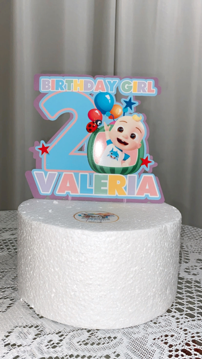 Thumbnail: Custom Regular Cake Toppers