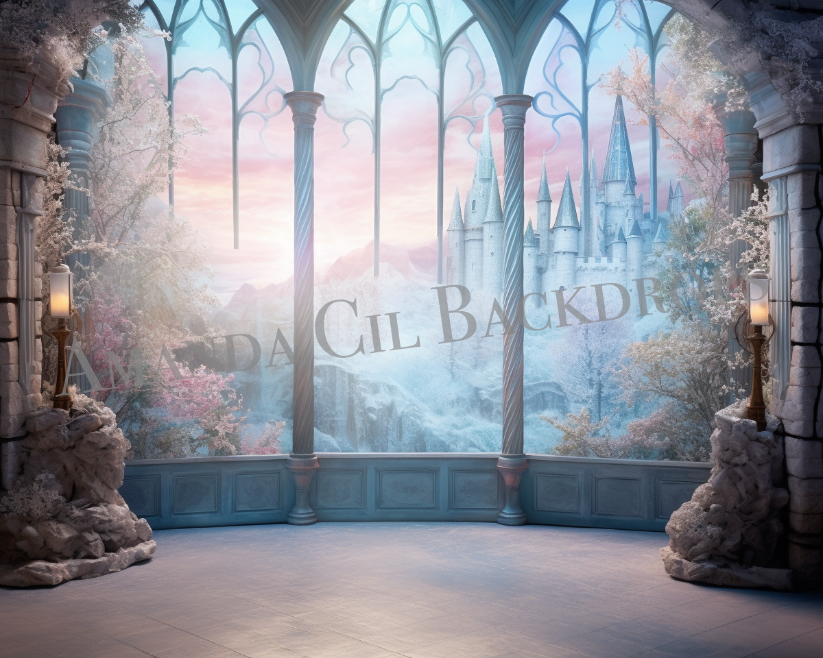 Withe Witch Children Backdrop