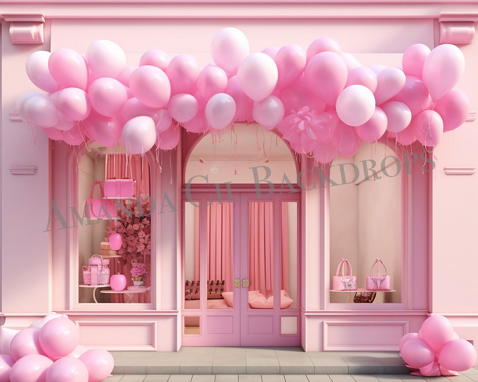 Shop with me Barbie Children Barbie Backdrop