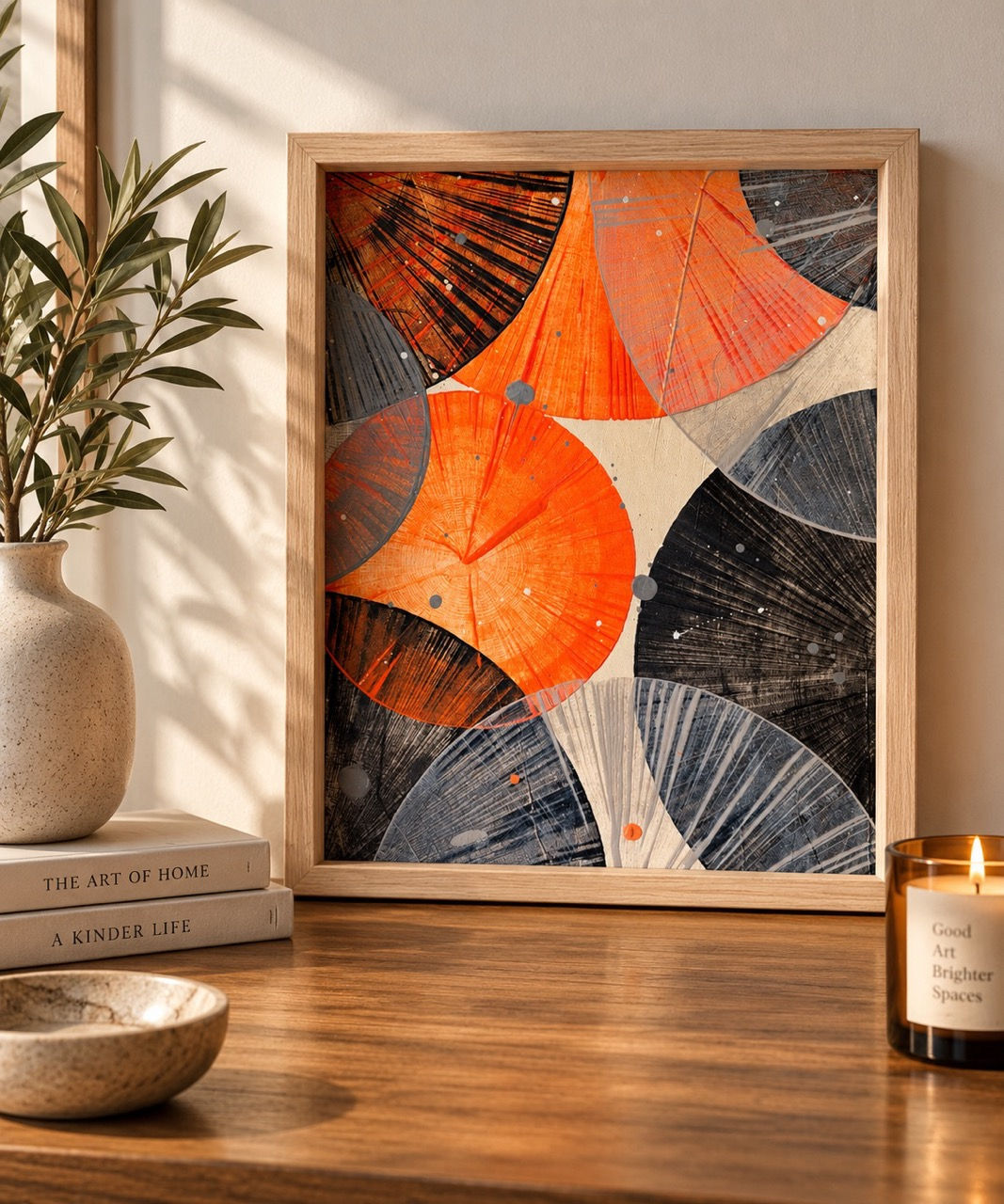 Framed Original Artwork - Orbit