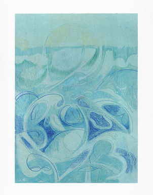 Blue Norther (2022) Sabrina Pohl abstract art Kunst