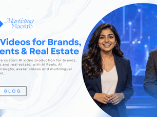 Professional AI avatar presenting multilingual business and marketing videos