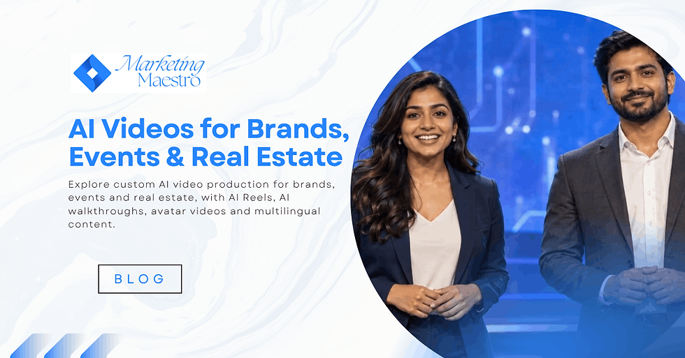 Professional AI avatar presenting multilingual business and marketing videos