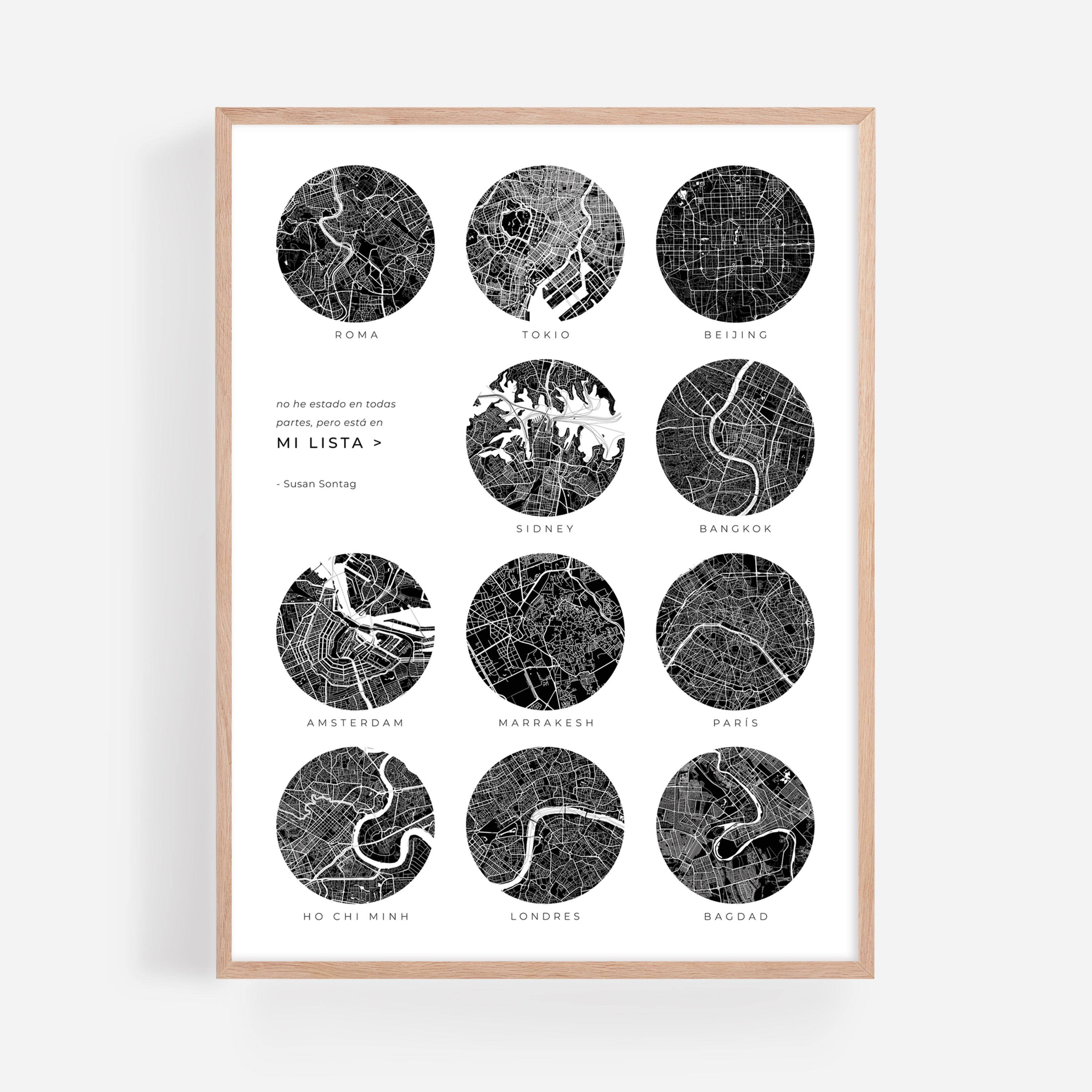 MI LISTA - 11 ciudades a elección