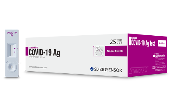 SD BIOSENSOR COVID-19 Ag (Nasal) Pack of 25 tests