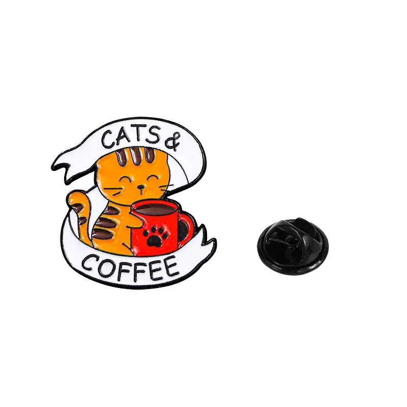 ORANGE CAT AND COFFEE