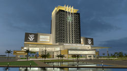 Agriculture University_Guntur_Lam_Administrative Building_Option 4_Night View