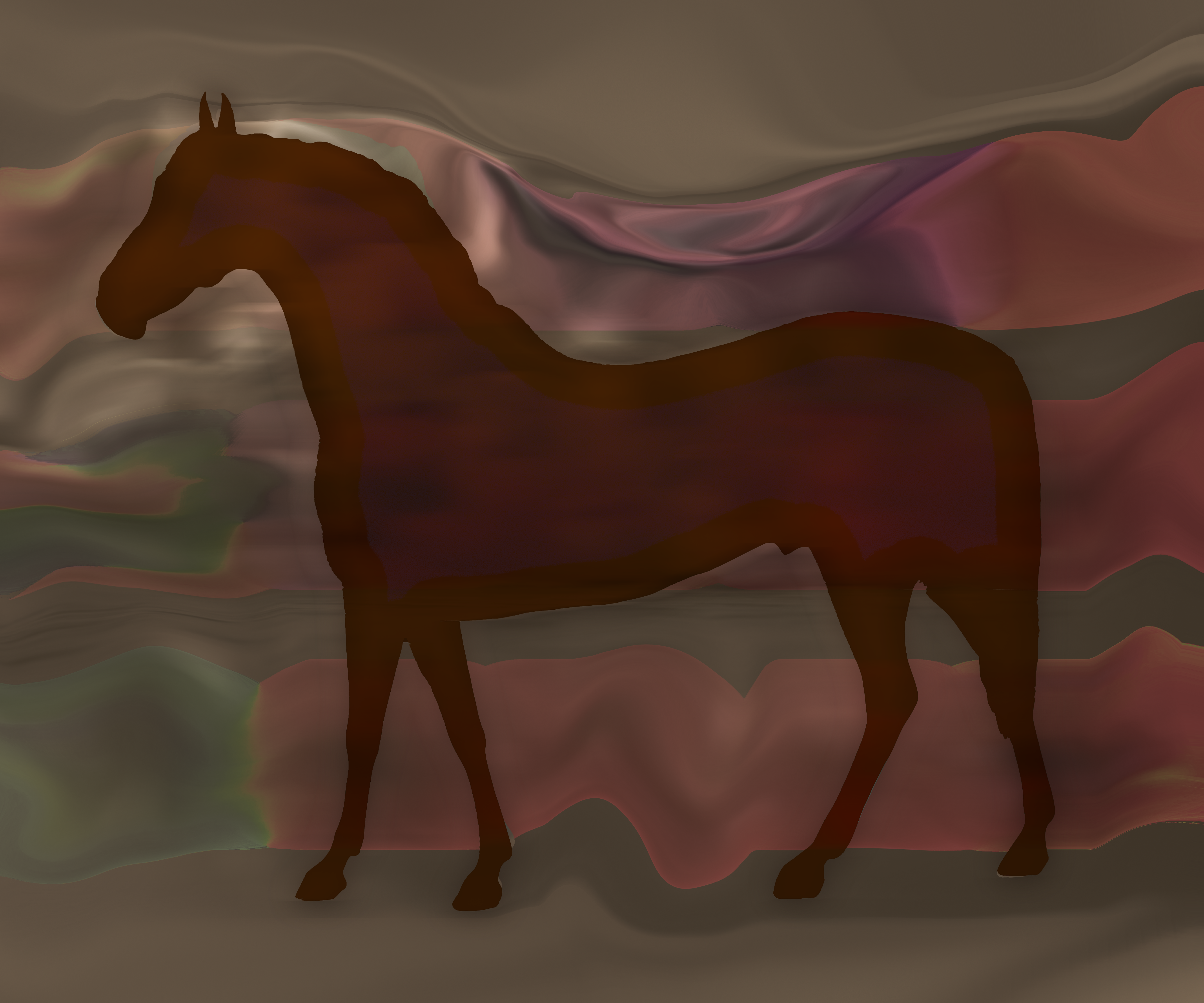 Obra Fluid Horse - medida especial