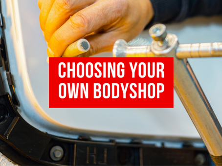 Choosing your own body shop instead of insurance referred location