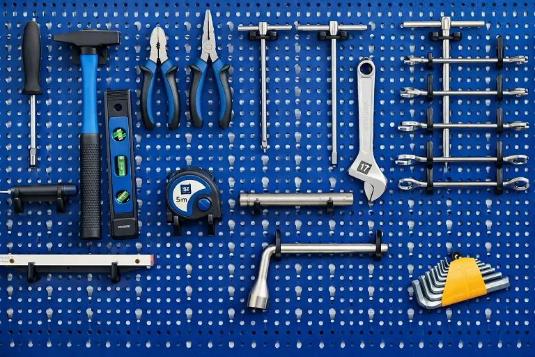 לוח מחורר לתלייה כלי עבודה