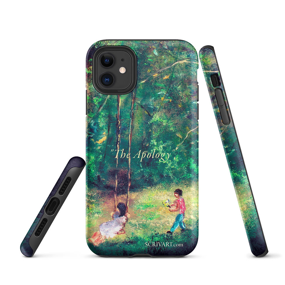 Thumbnail: Tough Case for iPhone® - The Apology painting Display