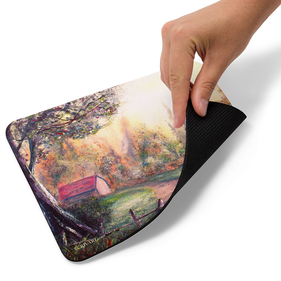 Thumbnail: Mouse pad - Country Church and Parish Painting Display
