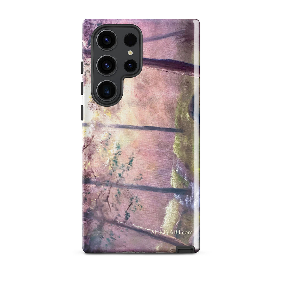 Thumbnail: Tough case for Samsung® - Wooded Creek painting display