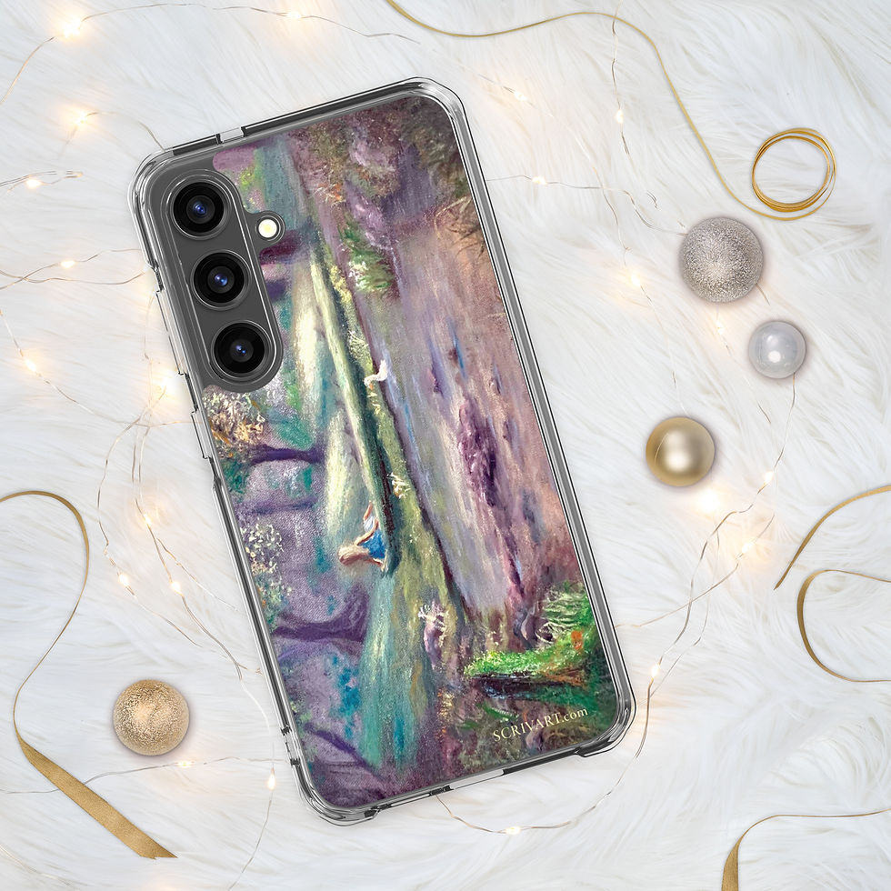 Thumbnail: Samsung Clear Case - Quiet Waters Landscape Painting Display