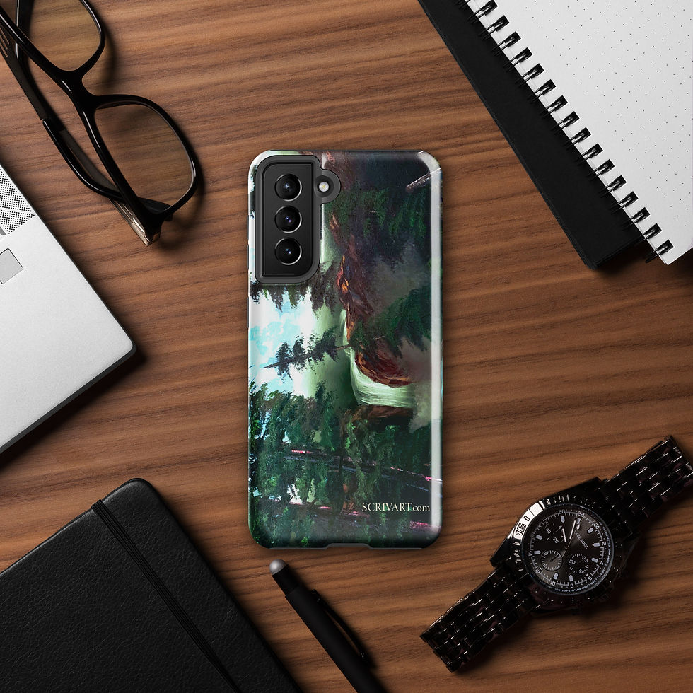 Thumbnail: Tough case for Samsung® - Cascade Falls painting display