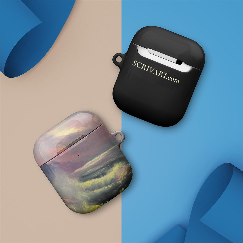 Thumbnail: Case for AirPods®Gen1-3-All Over Print --Seascape Wonder Painting Display