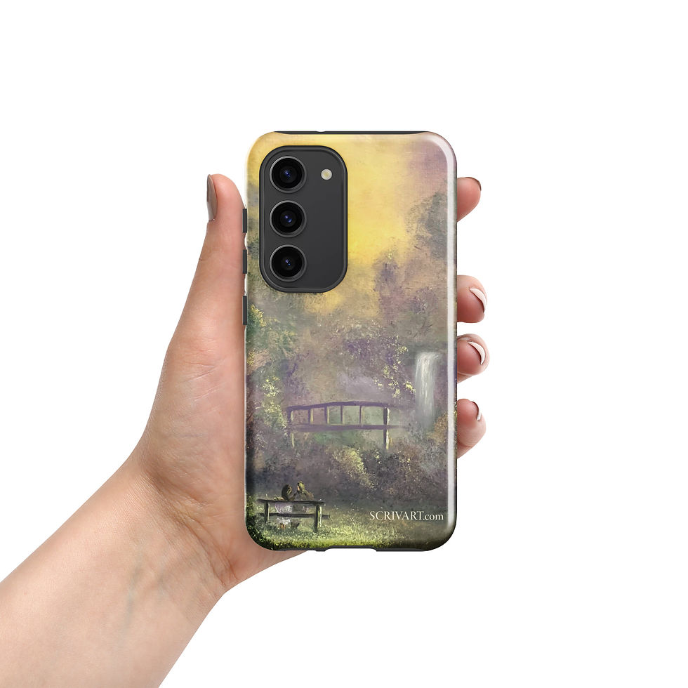 Thumbnail: Tough case for Samsung® - Lovers Retreat painting display