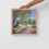 Thumbnail: Framed Photo Paper Poster - Sunday Morning Landscape Painting