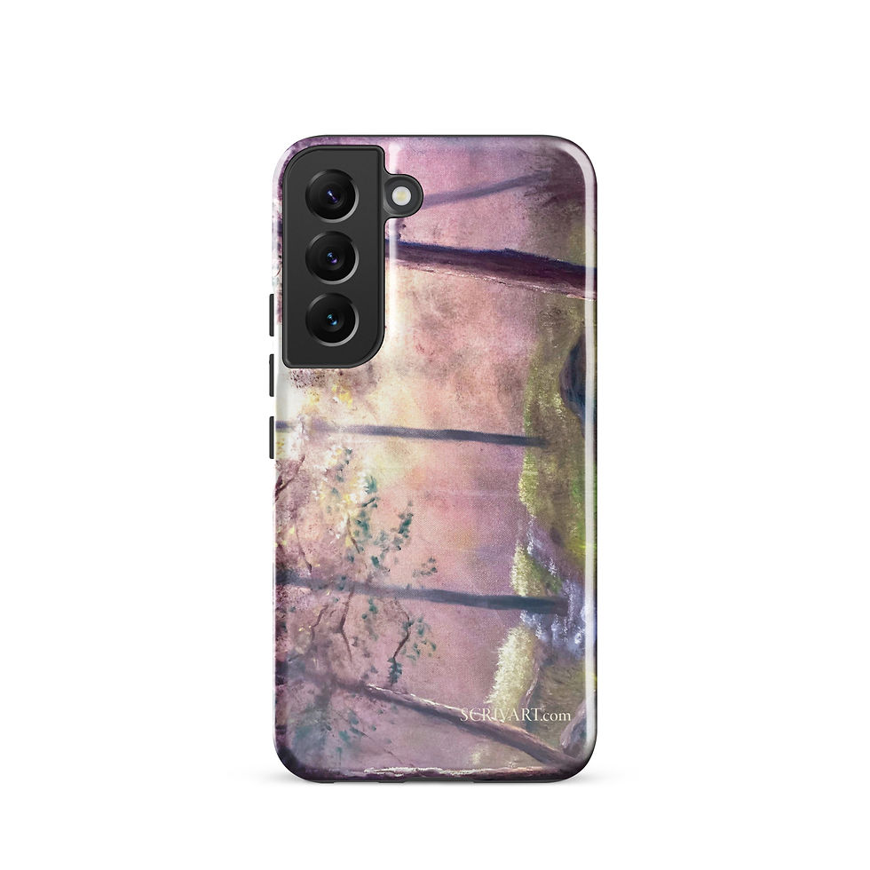 Thumbnail: Tough case for Samsung® - Wooded Creek painting display