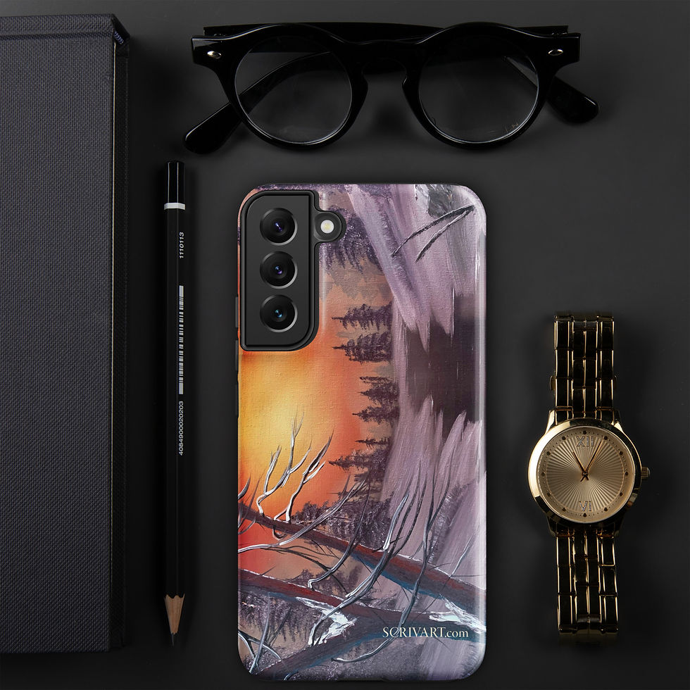 Thumbnail: Tough case for Samsung® - Snow Creek painting display