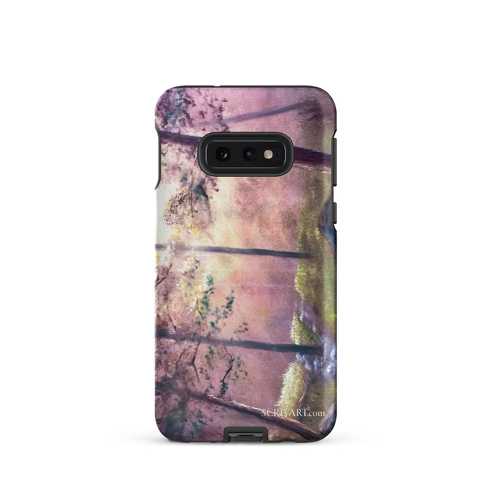Thumbnail: Tough case for Samsung® - Wooded Creek painting display