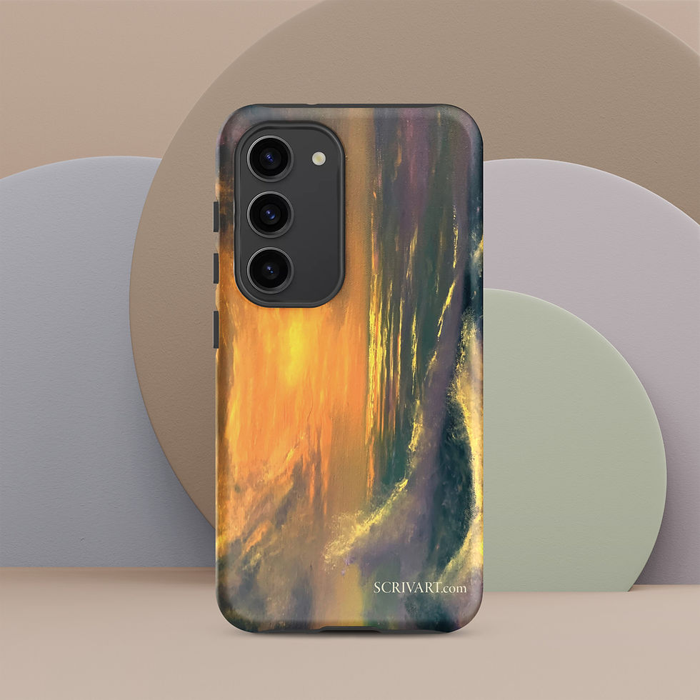 Thumbnail: Tough case for Samsung® - Bright Open Ocean painting display