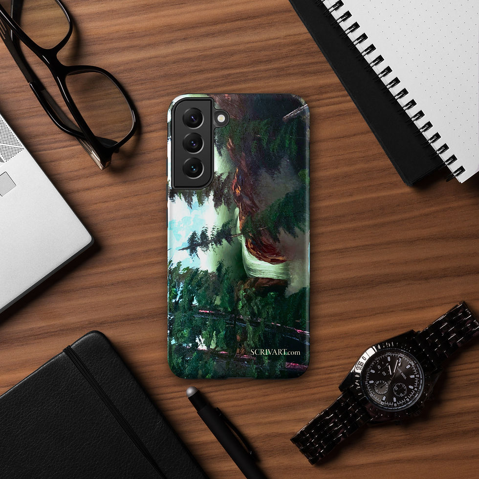 Thumbnail: Tough case for Samsung® - Cascade Falls painting display