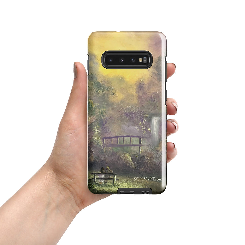 Thumbnail: Tough case for Samsung® - Lovers Retreat painting display
