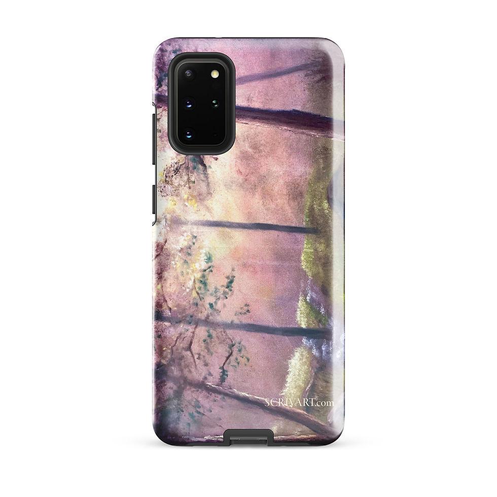 Thumbnail: Tough case for Samsung® - Wooded Creek painting display