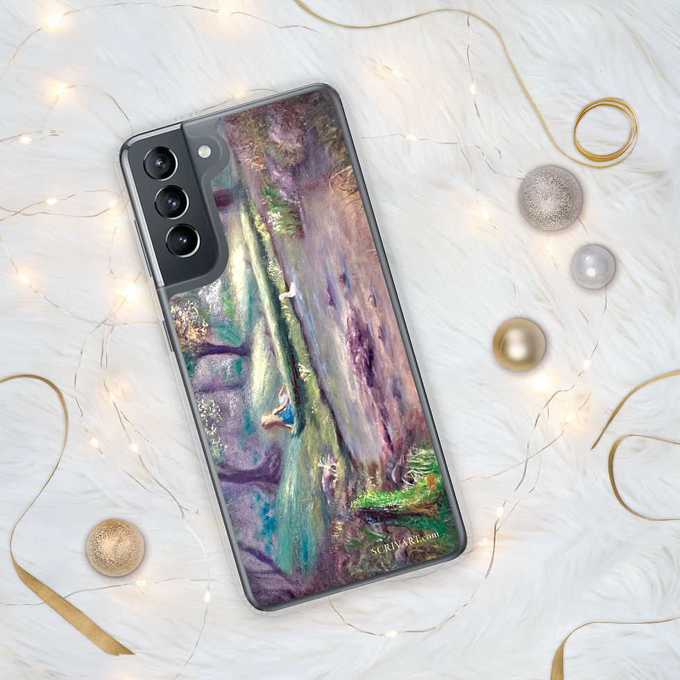 Thumbnail: Samsung Clear Case - Quiet Waters Landscape Painting Display