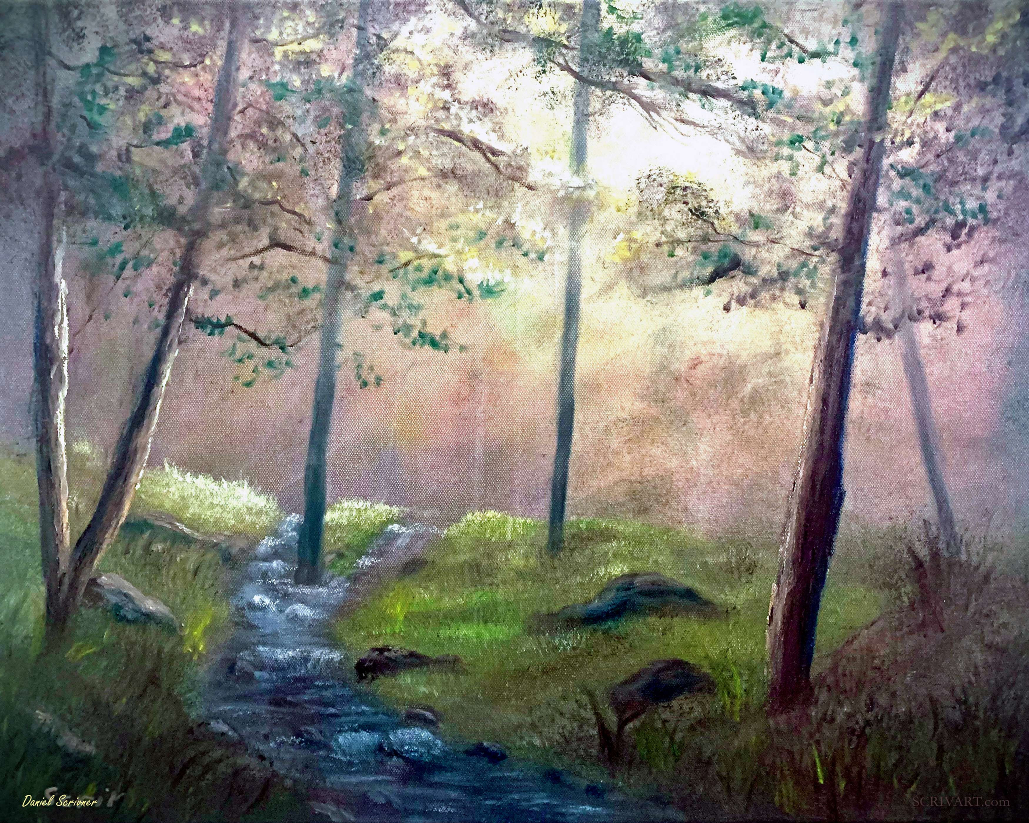 Wooded Creek - Featured Early Work