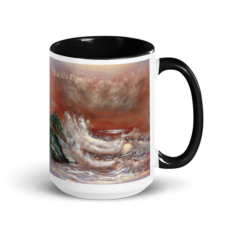 Thumbnail: Beverage Mug Red Sea Vignette size 11 and 15