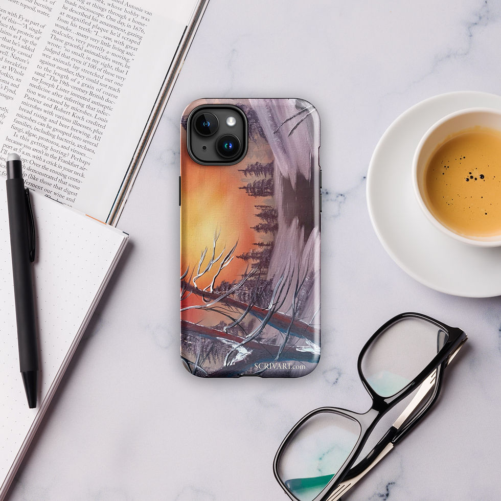 Thumbnail: Tough Case for iPhone® - Snow Creek Painting Display