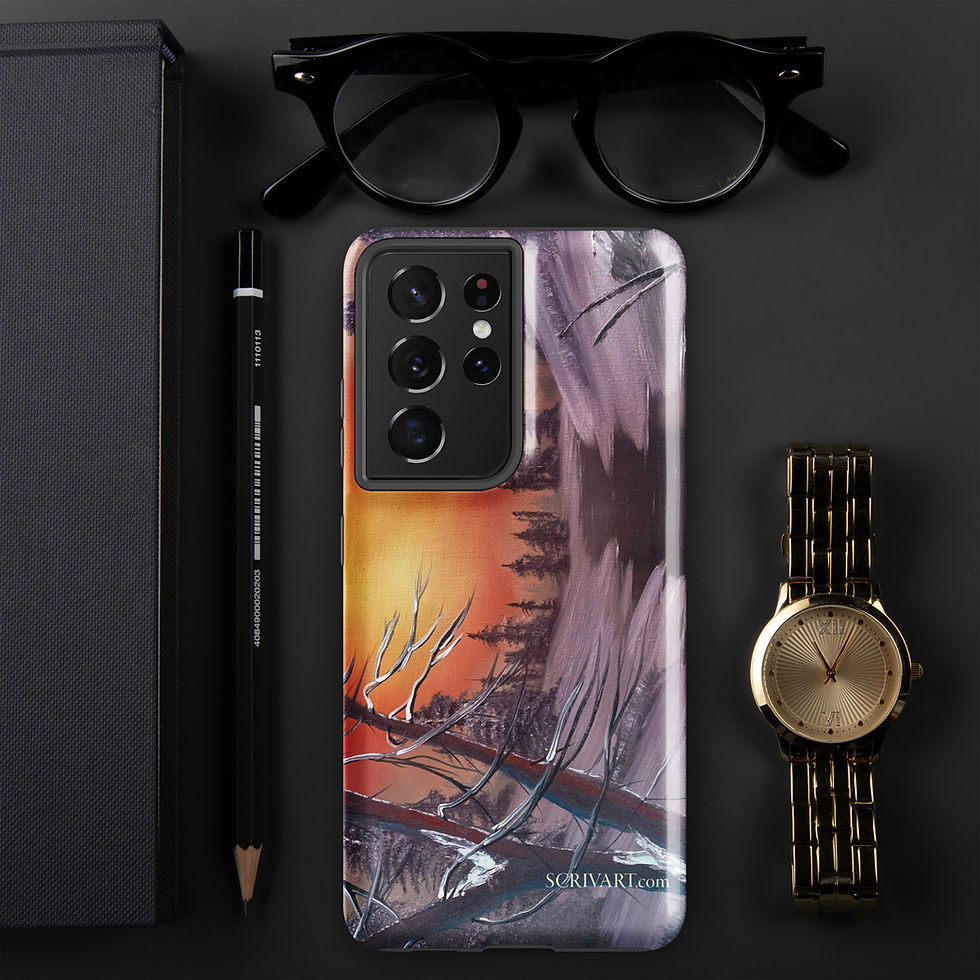 Thumbnail: Tough case for Samsung® - Snow Creek painting display