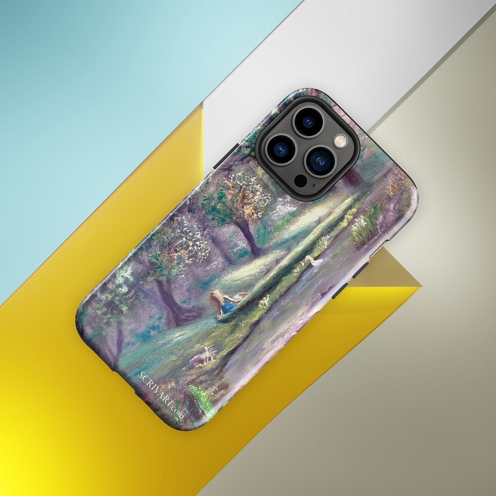 Thumbnail: Tough Case for iPhone® - Quiet Waters Painting Display