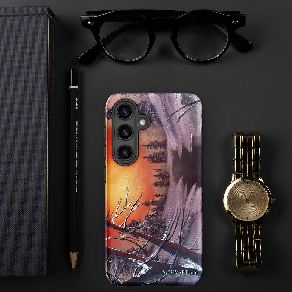 Thumbnail: Tough case for Samsung® - Snow Creek painting display