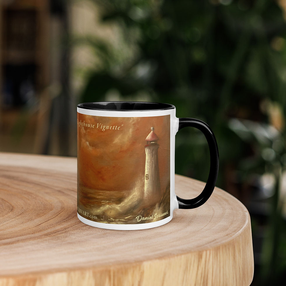 Thumbnail: Beverage Mug Lighthouse Vignette size 11 and 15